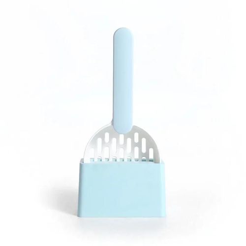 Pelle À Litière Pour Chat Pelle À Litière En Plastique Avec Base Auto-Nettoyante Bac À Litière Pour Chaton Toilette Outils De Nettoyage Fournitures Pour Chats.White Blue.