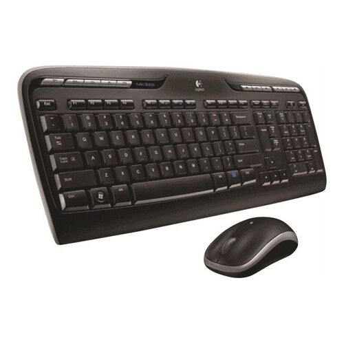 Logitech Wireless Desktop MK320 - Ensemble clavier et souris - sans fil - 2.4 GHz - français