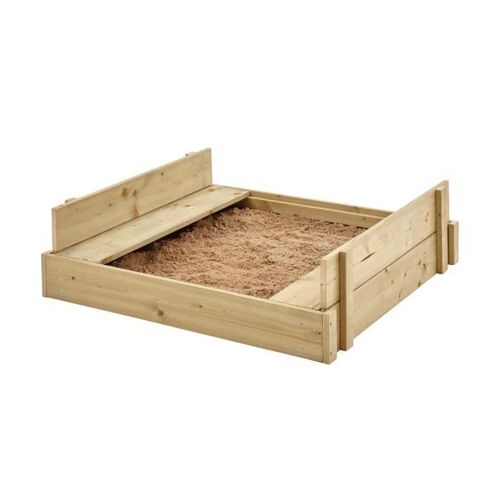 Bac A Sable En Bois Tp Avec Bancs Pour Enfants - Norme Fsc Dim L100 X L90 X H27