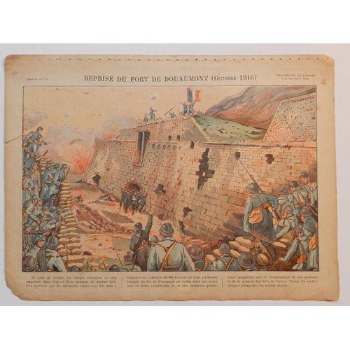Affiche Reprise Du Fort De Douaumont Oct 1916 (Imagerie Quantin)