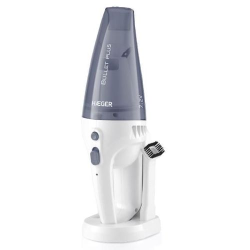 Haeger PV-45G.004A aspirateur de table Gris, Blanc Sans sac