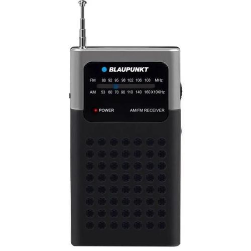 Radio portable - BLAUPUNKT - Pockets PR4BK - AM/FM - Noir - Haut-parleur intégré