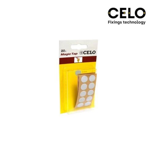 Boite 10 blisters de 20 cache-vis adhésifs din / ref mtap couleur gris - celo.