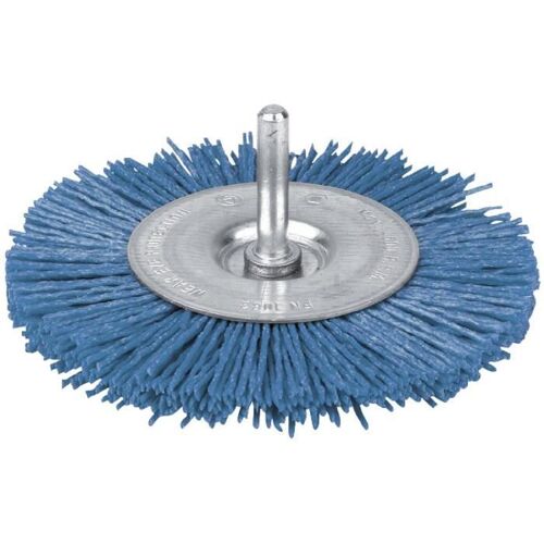 Brosse circulaire nylon bleu SCID - Diam. 75 mm