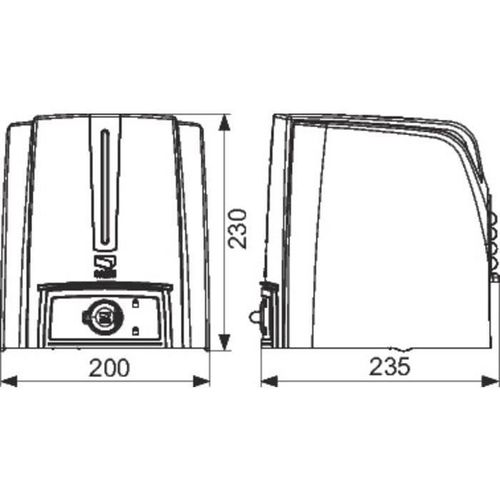 Automatisme pour portail battant connectable24 V Came
