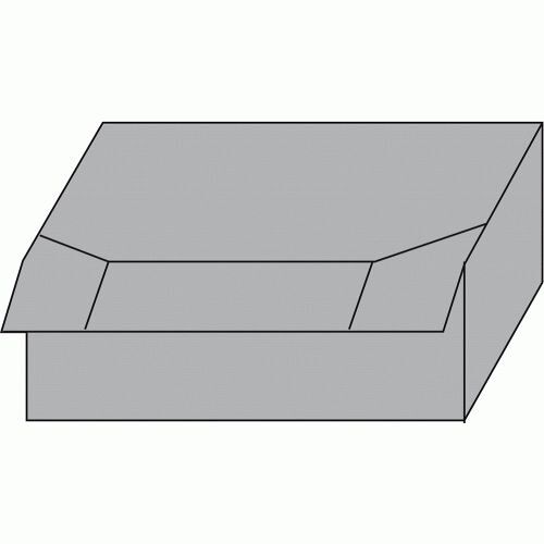 Platine d'étanchéité pour profil P 432 pour ferrures coulissantes levantes gu 937 FERCO