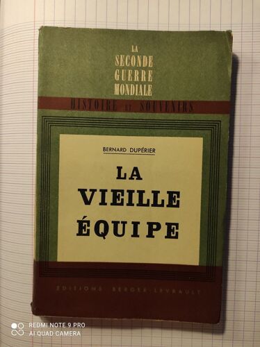 La Vieille Equipe-Bernard Dupérier-Edition 1950-