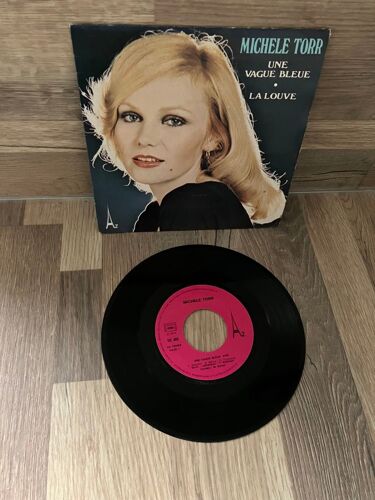 Vinyle 45 Tours-Michele Torr-Une Vague Bleue