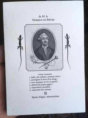 Jeux Dits De M. Le Marquis De Bièvre