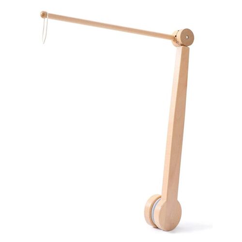 Baby Mobile Support en bois Lit de bébé Lit d'enfant, Table à langer Parc DIY Flexible Baby Mobile Support Bâti Bâton Mobile Suspension