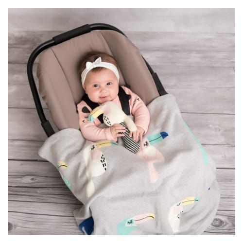 Couverture Bébé Légère En Coton Biologique, Toucan