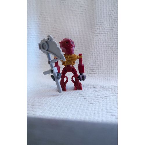 LEGO BIONICLE mini Figurine : réf bio005 toa inika jaller avec arme