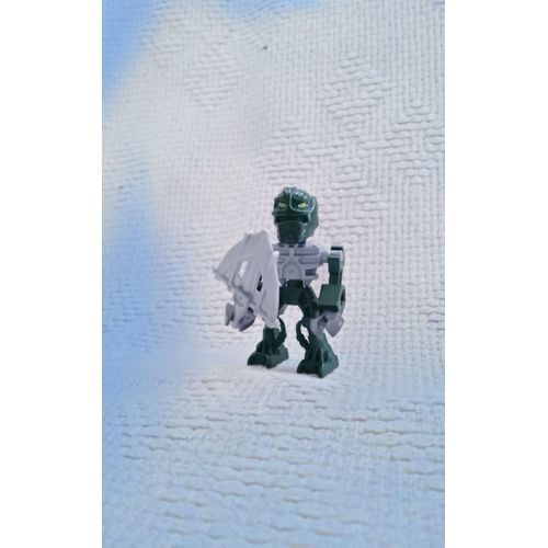 LEGO BIONICLE mini Figurine : réf bio012 toa inika ongu avec arme