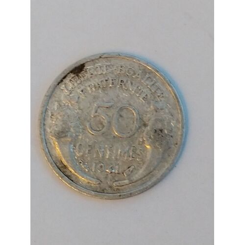 50 Centimes Morlon, Légère 1941 F.194/2 Tb