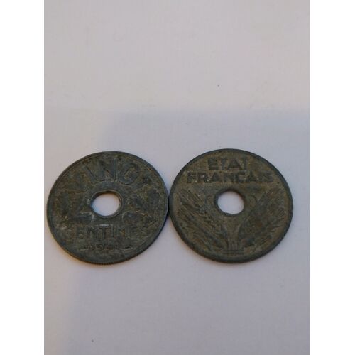 Vingt Centimes État Français 1941 F.152/2