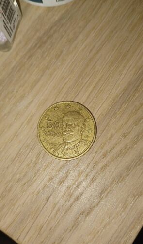 Pièce 50centimes Rare Date:2002