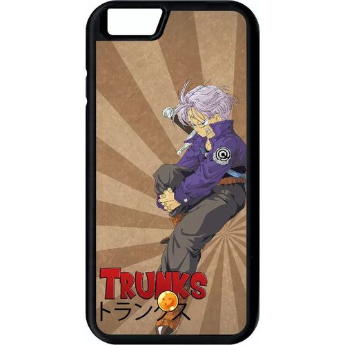 Coque Pour Iphone 6 - Dbz Futur Trunks - Noir