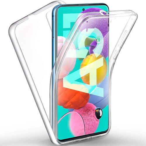 Coque 360 Degrés Samsung Galaxy A51 Protection Intégrale Arrière Pc Case Et Avant Tpu Transparente Smartphone 2020 - Accessoires Pochette Exceptional Case Galaxy A51