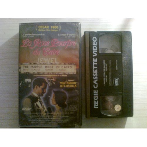 Cassette Vidéo Vhs - La Rose Pourpre Du Caire - Mia Farrow