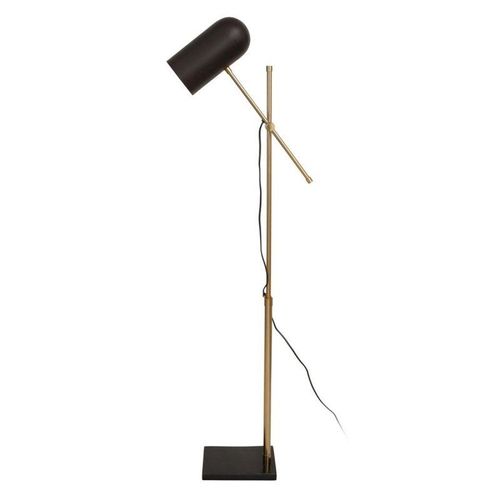 Lampadaire Industriel "Celeste" 142cm Noir & Or