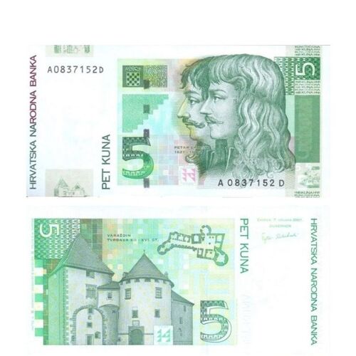 Billet Croatie 5 Kuna