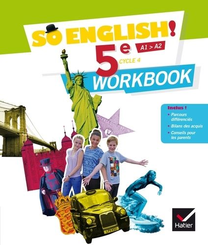 Anglais 5e Cycle 4 So English! - Workbook