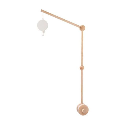 Support En Bois De Hêtre Pour Berceau De Bébé - 76,2 Cm - Cintres Avec Boîte À Musique Rotative - Fixation Sûre Et Antidérapante