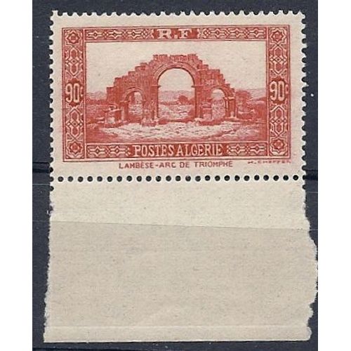 Algérie Française Yvert 115 (1936) . Lambèse - Arc De Triomphe. Neuf** (Mnh)