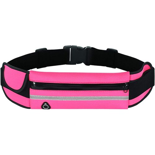 Ceinture Running,Sac Banane De Sport,Ceinture De Course Pour Homme Et Femme,De Course A Pied, Sport, Jogging, Footing, Courir(Rose)