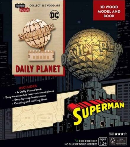 Incredibuilds: Dc Comics: Superman: Daily Planet 3d Wood Mod