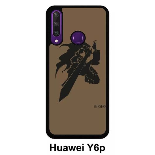 Coque huawei y6p - gatsu berserk - silicone - noir