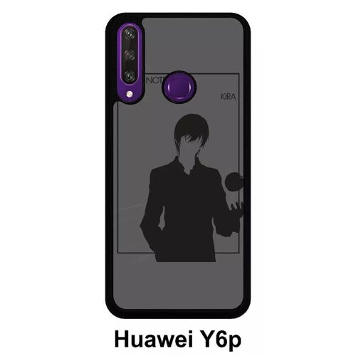 Coque huawei y6p - death note kira - silicone - noir