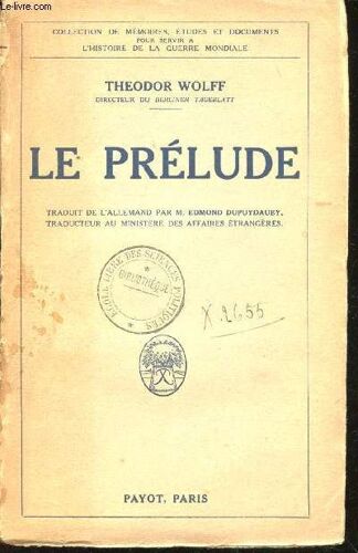 Le Prélude.