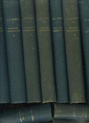 Souvenirs Entomologiques. Études Sur L Instinct Et Les Moeurs Des Insectes - 9 Volumes - Tomes I À Ix + 1 La Vie De J-H. Fabre