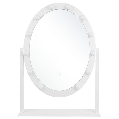 Miroir de table Blanc ROSTRENEN