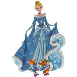 Statuette En Résine Cendrillon Couture Avec Jaq Et Gus