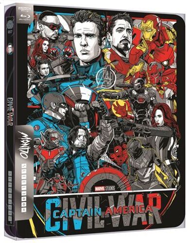 Captain America : Civil War - Mondo Steelbook® - 4k Ultra Hd + Blu-Ray