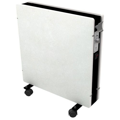 Radiateur mobile à inertie en pierre Mirida 2000W MAZDA Sable blanc