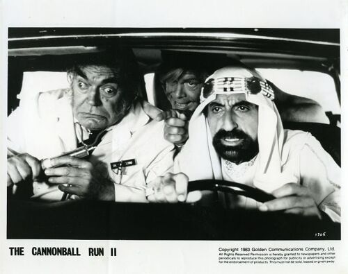 Cannon Ball 2 (The Cannonball Run 2) - Photo Argentique Américaine Cinématographique - De Hal Needham Avec Burt Reynolds, Dom Deluise, Dean Martin, Sammy Davis, Jr., Jackie Chan - 1984