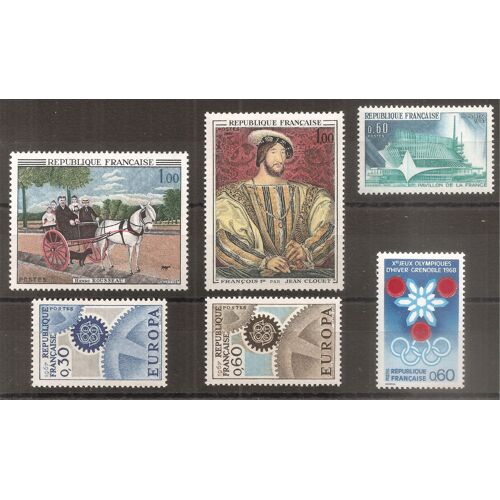 1517 À 1522 (1967) Série De Timbres Neufs N** (Cote 3,75e) (8923)