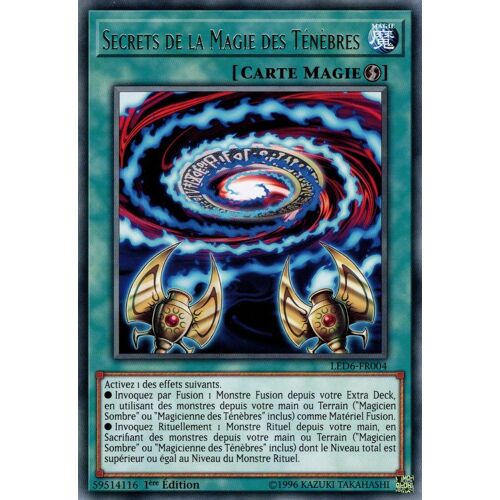 Yu-Gi-Oh! - Led6-Fr004 - Secrets De La Magie Des Ténèbres - Rare