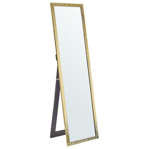 Miroir sur pied 40 x 140 cm doré BRECEY
