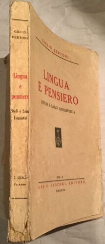 Lingua E Pensiero (Studi E Saggi Linguistici)