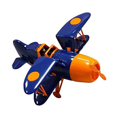 Avion Rétro Vintage - Bleu/Orange Joustra 40102 Véhicule Miniature-Joustra