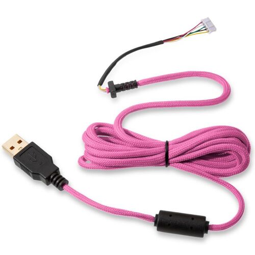Glorious PC Gaming Race Ascended Cable V2 - Majin Pink