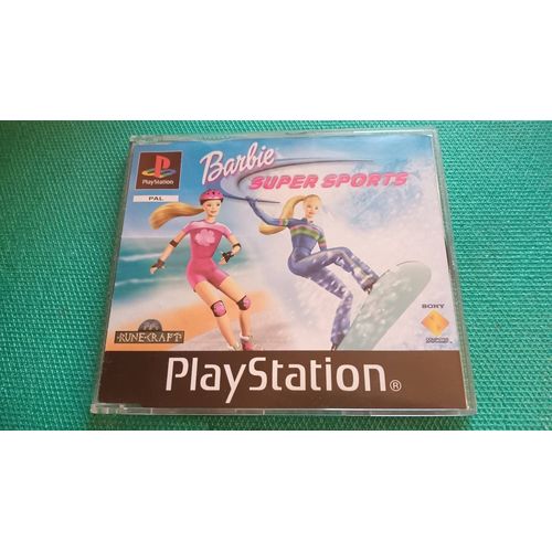 Barbie Super Sports Ps1 Playstation 1 Promo Press Presse