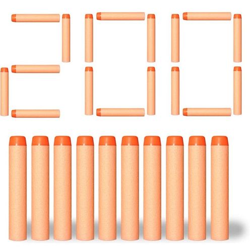 200pcs Fléchettes Pour Pistolets Nerf Fortnite, 7,2cm Balles Pour N-Strike Elite, Flèche Munition Accessoire Bullet Recharge