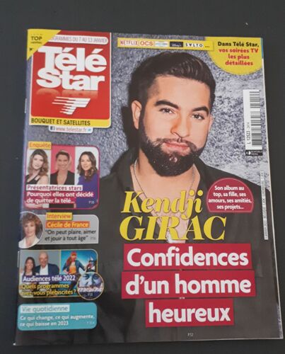Télé Star Kendji Girac 2414, 7 Au 13 Janvier 2023