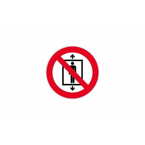 Autocollant Sticker Signalisation Plaque Porte Panneau Ascenseur Interdit