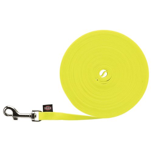Easy Life Laisse A Pister - 10m 13mm Jaune Fluo Trixie